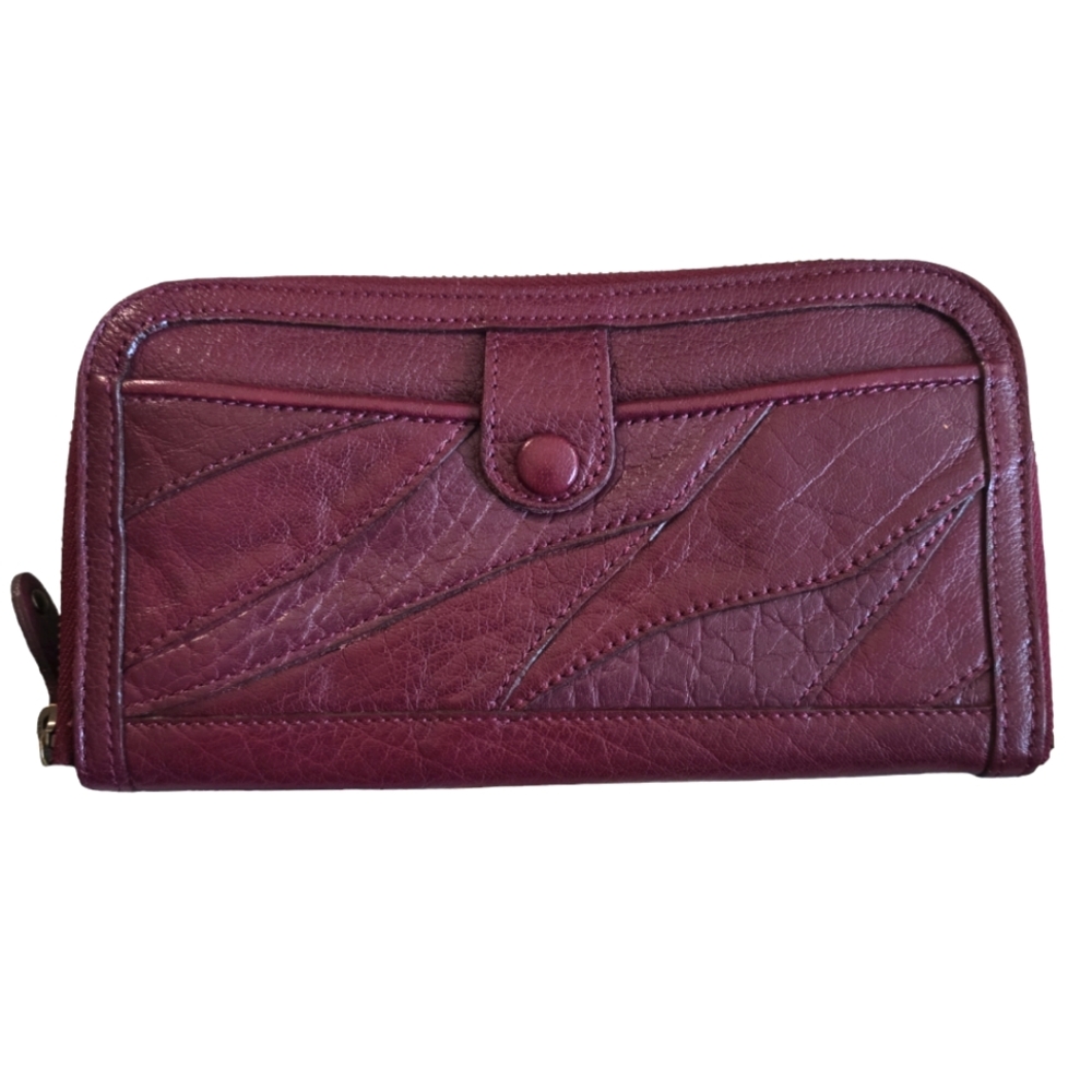 IBIZA Long Full-Zip Leather Wallet